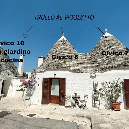 Trullo Al Vicoletto Al Civico 10, Civico 8, Civico 7 *